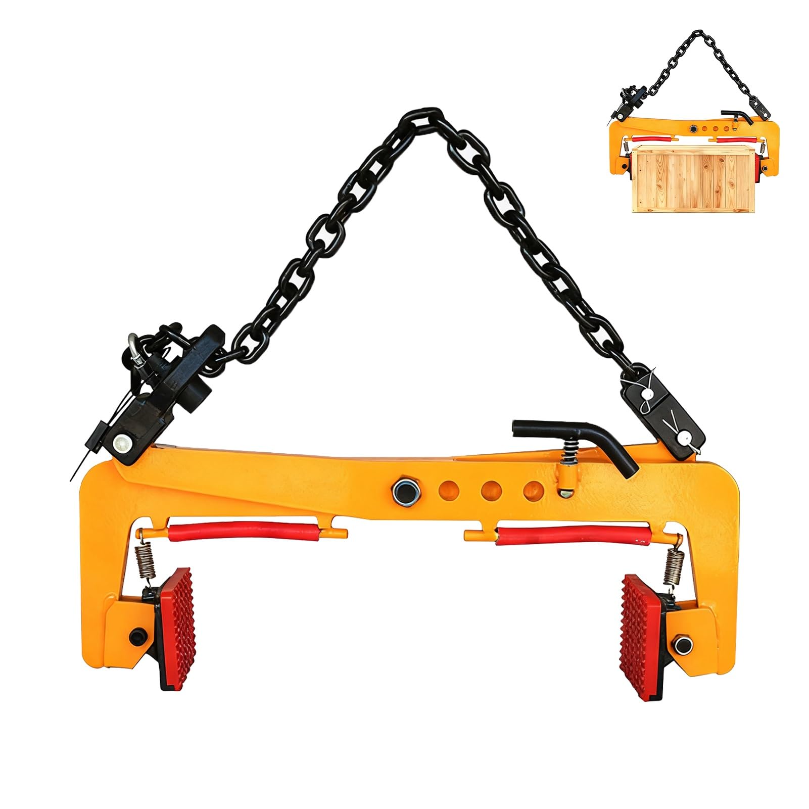 Morsetti di Sollevamento per Pietre Resistenti, Utensili di Sollevamento a Forbice per Granito, Marmo, Legno, Cemento - Supporta Fino a 350 kg (771,6 libbre).