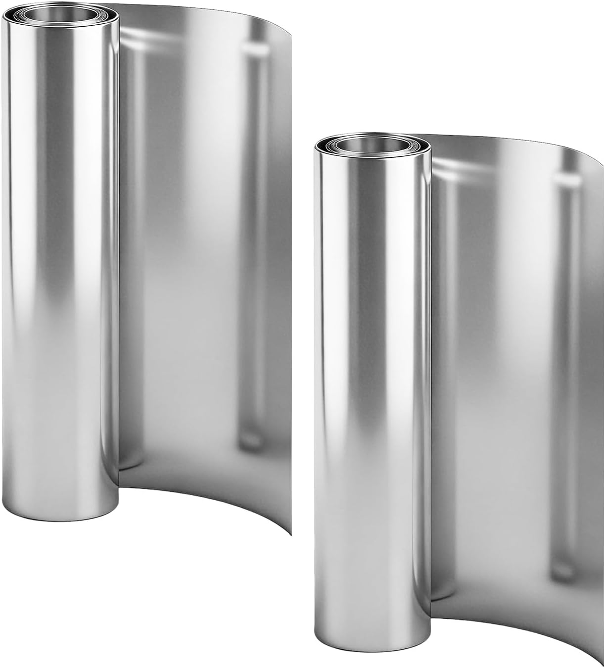 2 Pcs Aluminum Flashing Roll 30'' x 10' Metal Weatherproofing Flashing Roofing Panels for Sealing Windows Doors Siding Roofing Stains Moss and Mildew Prevention