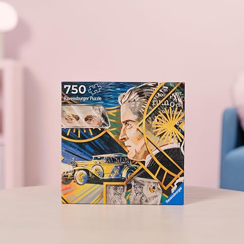 Miniatura 5 de Ravensburger Art & Soul The Great Gatsby 12000996 - Rompecabezas de 750 piezas para adultos, herramientas hechas a mano, fabricado en Alemania, cada