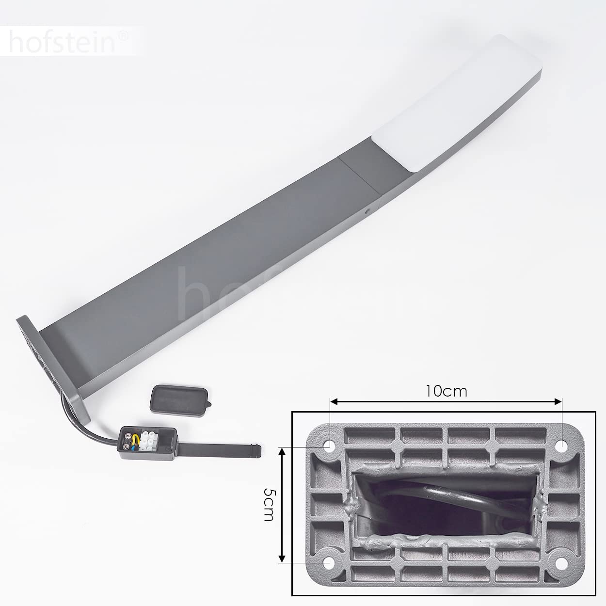 LED Außenleuchte Maseru – Garten- & Wegeleuchte In Anthrazit/Weiß, 18W, 1200 Lumen, 4000K (IP54)
