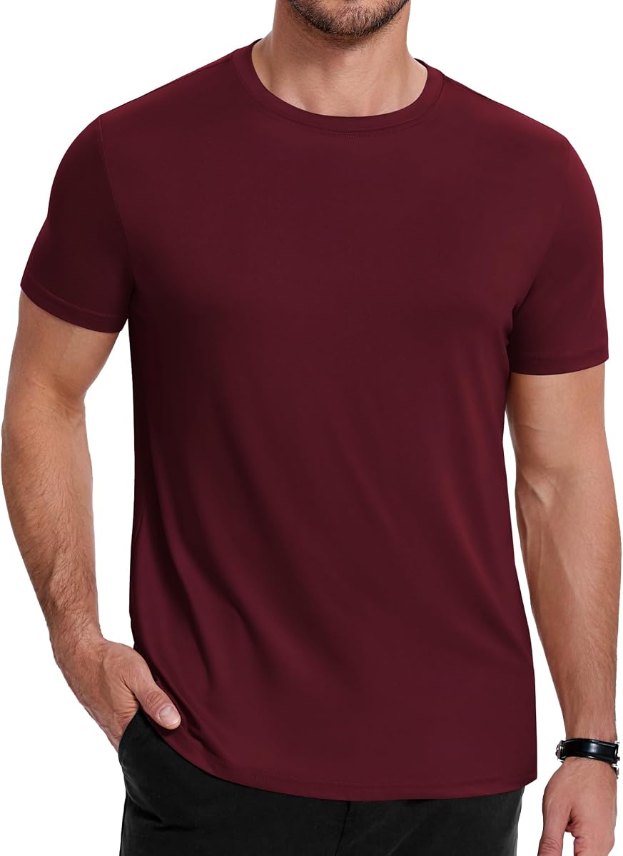 COOFANDY Mens T-Shirts Short Sleeve Crew Neck Casual Summer Basic Tee Shirt