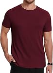 COOFANDY T Chemises Manches Courtes Col d'équipage doux Tee Lightweight Tee Shirts Casual Summer Basic Tops pour homme