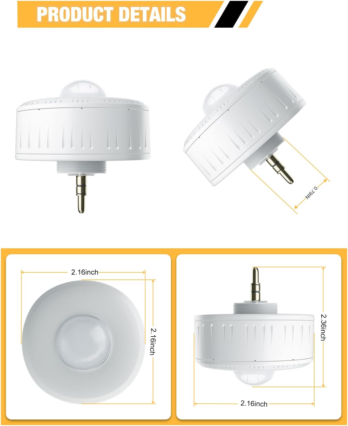 130W LED Linear High Bay Light with PIR Sensor，LED Linear High Bay Shop Light Commercial 120-277V, 5000K High Bay LED Shop Lights for Warehouse, Garage Factory, UL Listed