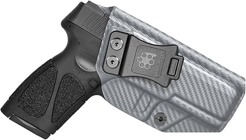 Miniatura 16 de Amberide TaurusG3 IWB Holster,Tough Kydex–Boltaron Inside Waistband Holster Fit Taurus G3 Full-Size 9mm/.40 Pistols,Defined Retention IWB | Marrón