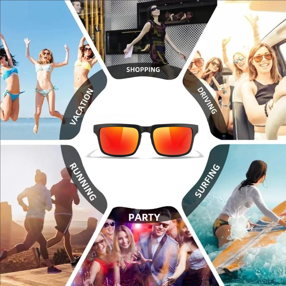 Gafas de Sol para Hombre Gafas de Sol de visión Nocturna fotocromáticas polarizadas Gafas de Sol de Moda para Mujer Protección UV,1
