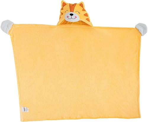 Unicorns & Robots Manta con capucha para niños, manta de forro polar para niños pequeños y niñas, certificado Oeko TEX