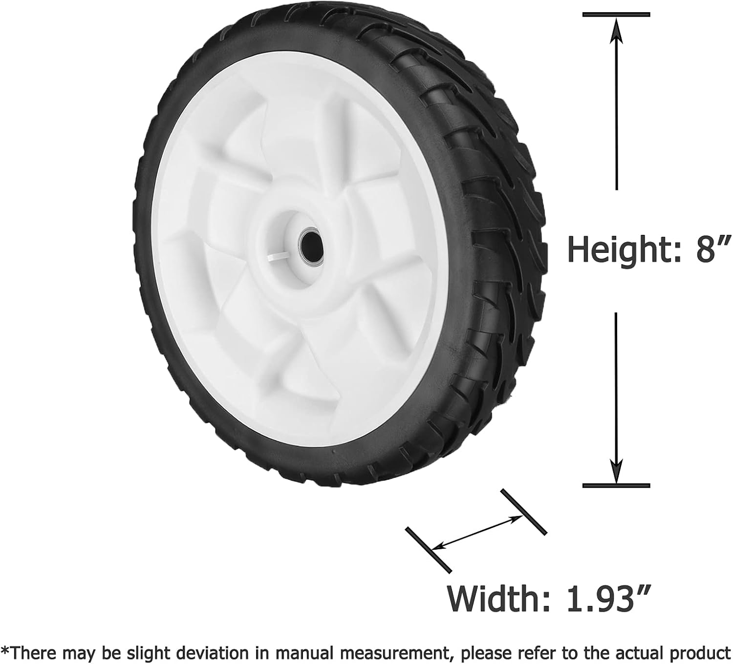 Front Drive Wheels Fit for Toro Lawn Mower - Front Tires Wheels Fit for Toro 20330 20331 20339 20350 20351 20954 Self Propelled Mower FWD 22" Recycler, Replace 119-0311 137-4832, 2 Pack, White : Patio, Lawn & Garden