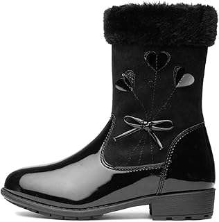 Walkright Leslie Girls Black Patent Calf Boot
