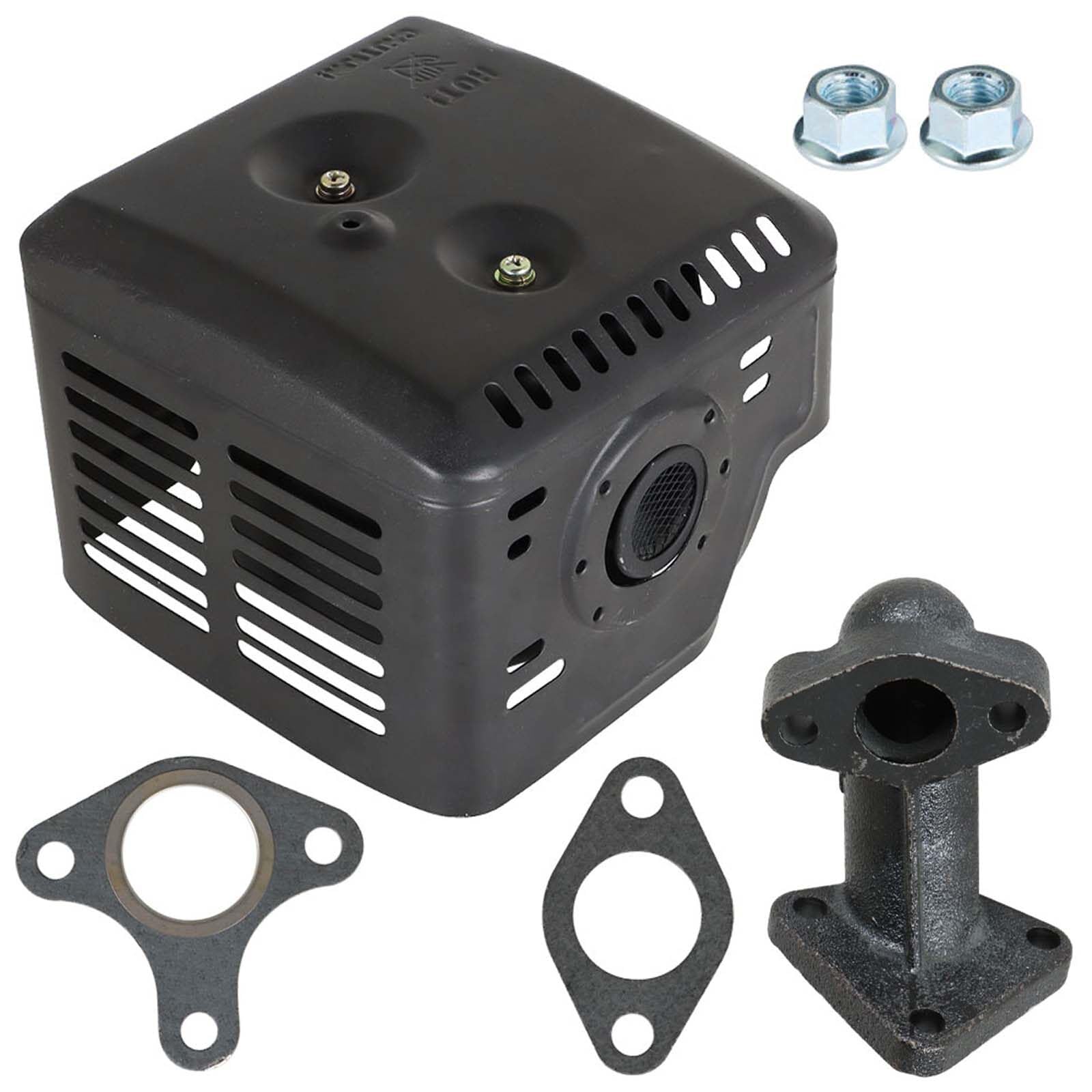 Autoparts Silenciador con juntas de repuesto para motor Honda GX240 8HP GX270 9HP
