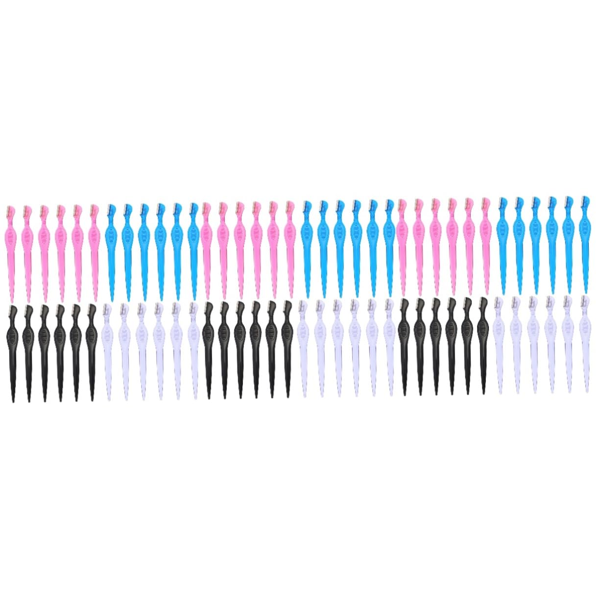 MAGICLULU 72 Stk Augenbrauenschaber Dermaplaning-tool Augenbrauenentferner Augenbrauenformwerkzeug Mehrzweck-gesichtstrimmer Augenbrauenblätter Rasierzeug Edelstahlklinge Kosmetik Rasierer