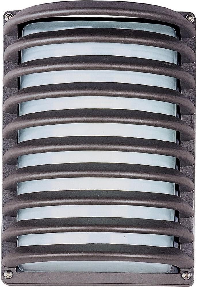 Maxim Lighting Zenith 1-Light Light Fixture | Architectural Bronze Finish | White Glass Shade | Transitional Light Fixture | Ideal for Residential Interiors | 56222WTABZ