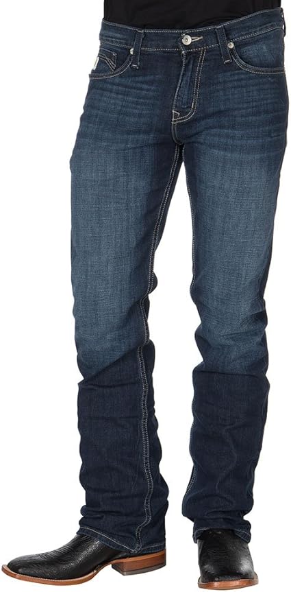Amazon | Cinch メンズ Ian スリムフィットジーンズ, ダークストーン