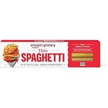 Amazon Grocery, Thin Spaghetti Pasta, 16 Oz
