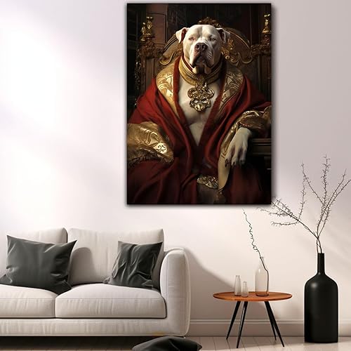 Miniatura 405 de Thuan Chow Chow Retrato de mascota con disfraz real de perro en un disfraz retrato de perro con vestimenta Retrato medieval de mascota retrato
