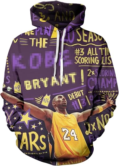 Amazon.com: Fleeboys Sudadera con capucha para hombre de baloncesto  Superstar número 8 n.º 24 : Ropa, Zapatos y Joyería