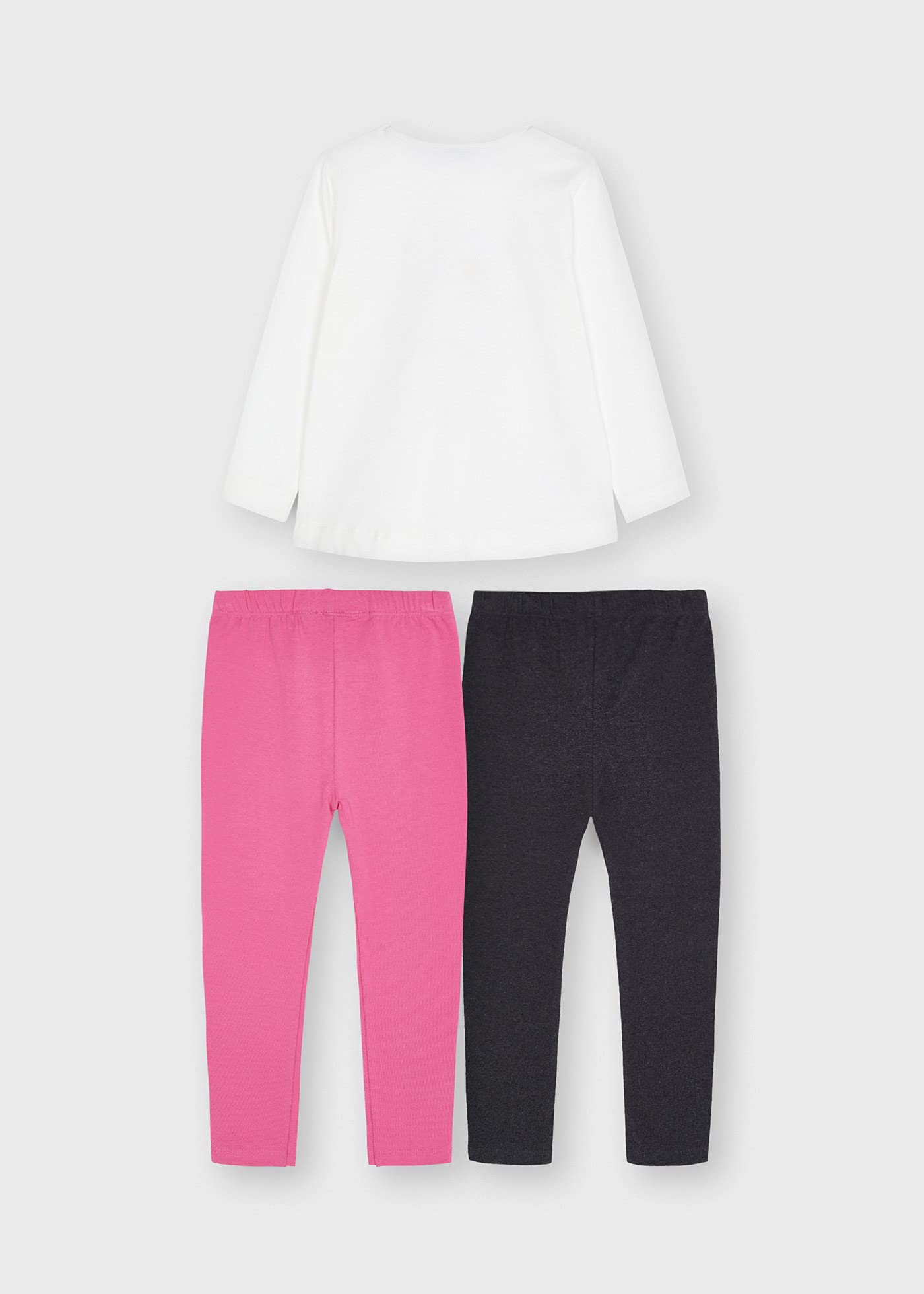 Mayoral 11-04746-010 - Set Leggings 2 Hosen für Mädchen 7 Jahre (122cm) Fuchsia