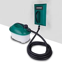 Wallpaper Vaporizer 2000W - 4.5L Tank, 3.5M Hose Included - Water Level Indicator, Small Steam Plate