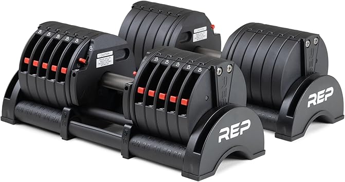 Rep Fitness Quickdraw Adjustable Dumbbells