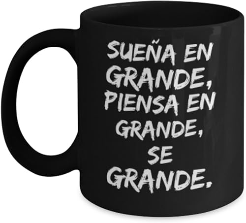 Piensa en Grande AFIRMACIONES Taza cafe, tazas para café con AFIRMACIONES, tazas de café personalizadas, taza de café inspiradoras, ENVIO GRATIS Piensa en Grande AFIRMACIONES Taza cafe, tazas para café con AFIRMACIONES, tazas de café personalizadas, taza de café inspiradoras, ENVIO GRATIS