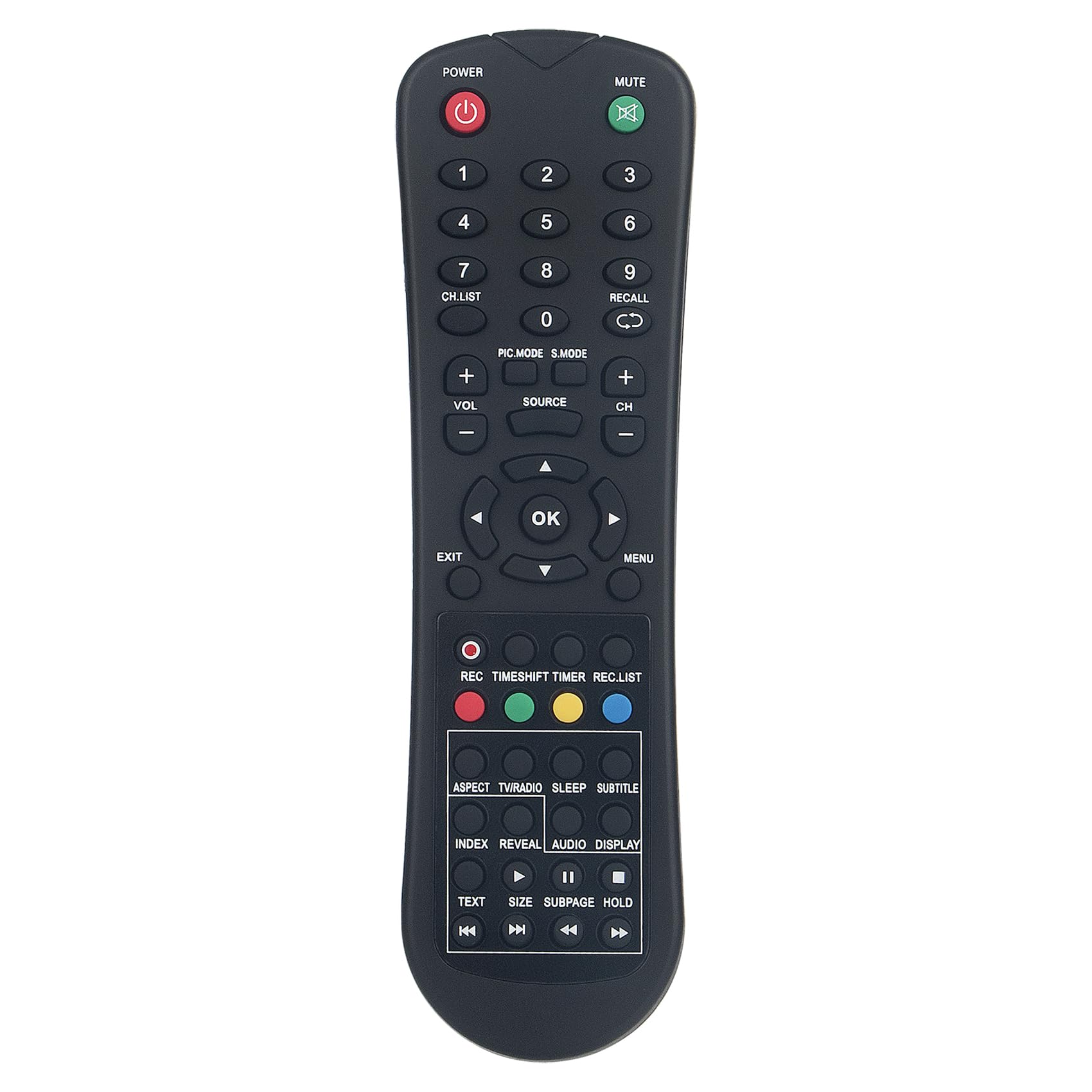 Telecomando Sostitutivo AULCMEET Per Akai TV – Compatibile Con AKTV503, TVL553, AKTV5021T E Modelli LED, Funzionamento Semplice