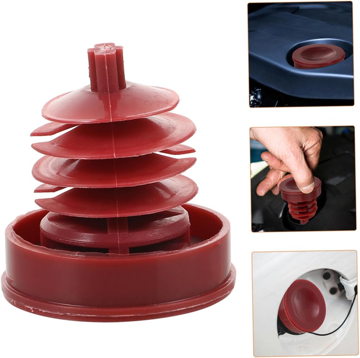 Auto Reservoir Cap Power Steering Pump Cap Plug Replacement Easy Install for Car Power Steering High Strength Fit