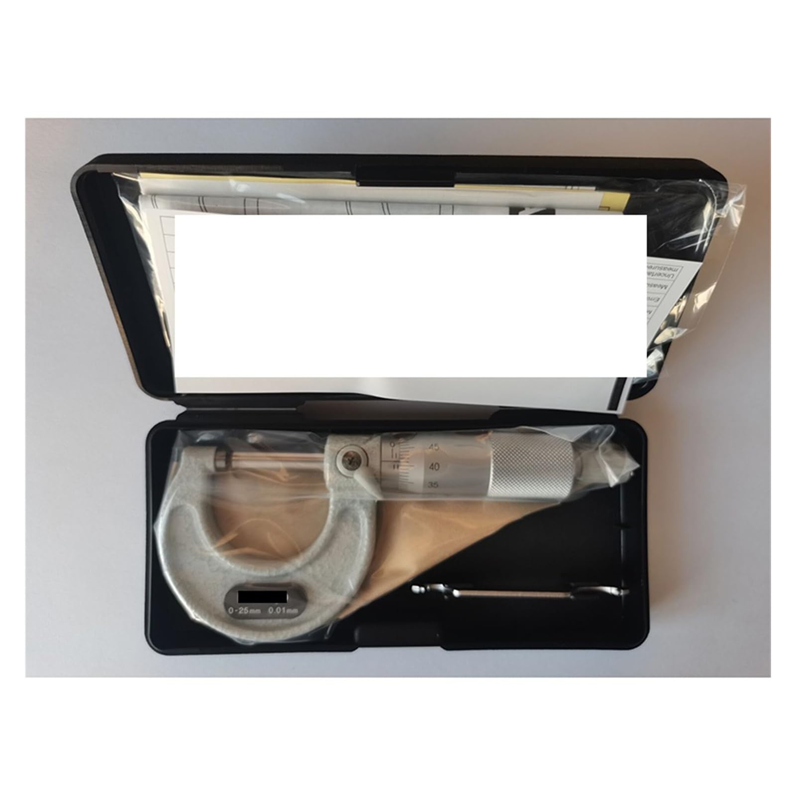 Outside Micrometers，Range 0-25/25-50/50-75/75-100/100-125/125-150/150-175/175-200mm 0.01mm,103-137 103-138 103-139(0-25 0.01mm)