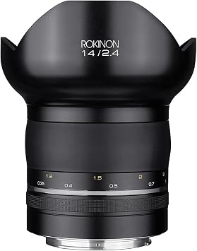 Rokinon Special Performance SP 14mm F2.4 Ultra Wide Angle Lens with Built-in AE Chip for Canon EF