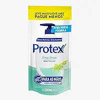 Protex Sabonete Líquido Antibacteriano Erva Doce Refil 500ml Para as Mãos