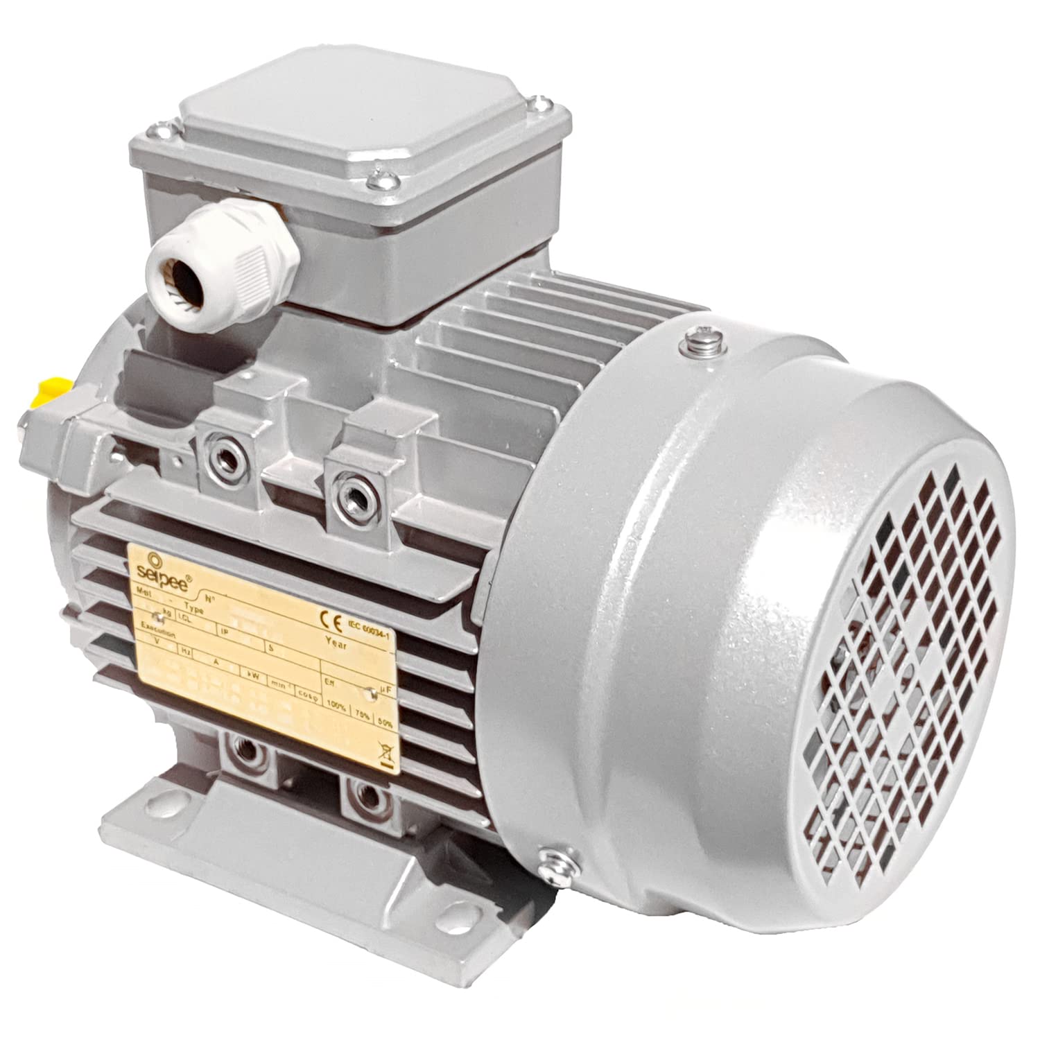 Trójfazowy silnik elektryczny 0.13 kW 0.18 HP 2800 obrotów B3 MEC 56 230 400v Seipee