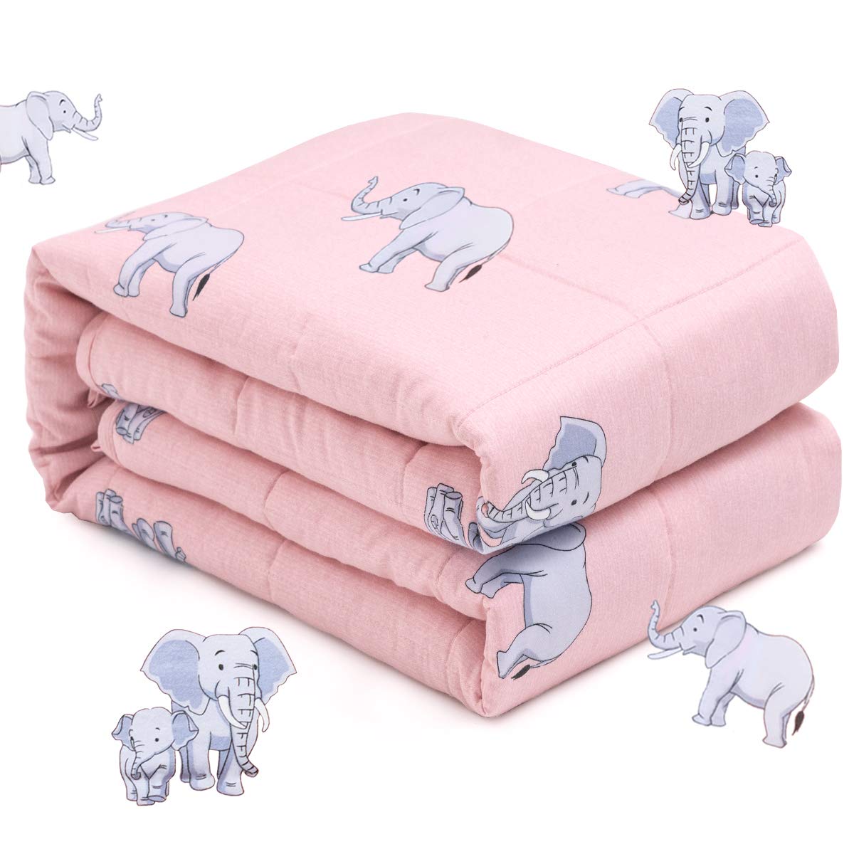 Sivio Kids Weighted Blanket, 100% Natural Cotton Heavy Blanket for Children, Great for Kids Calming and Sleep, 7 lbs, 41 x...