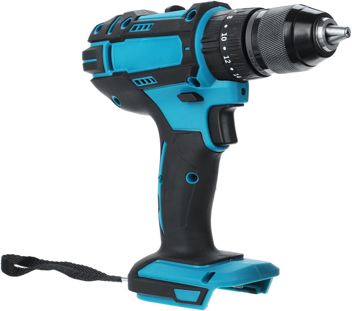 10mm Chuck Impact Drill 350N.m Cordless Electric Drill For M 18V Battery 4000RPM LED Light Power Drills