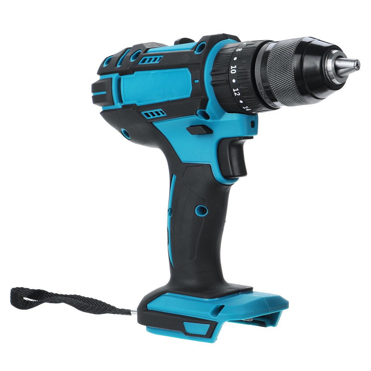 10mm Chuck Impact Drill 350N.m Cordless Electric Drill For M 18V Battery 4000RPM LED Light Power Drills