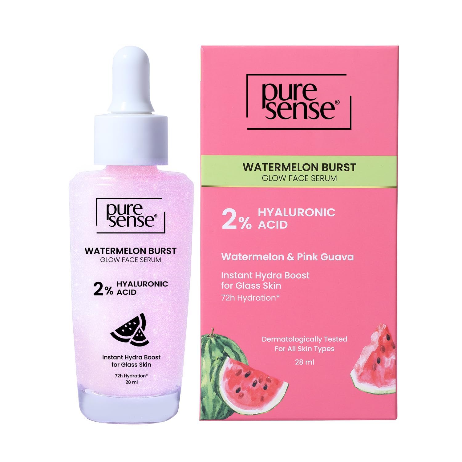 PureSense 2% Hyaluronic Acid Watermelon Burst Glow Face