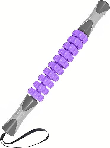 Rodillo muscular de atleta, rodillo muscular para fascia, libera fascia para reducir el dolor, masajeador de celulitis, herramienta de masaje para