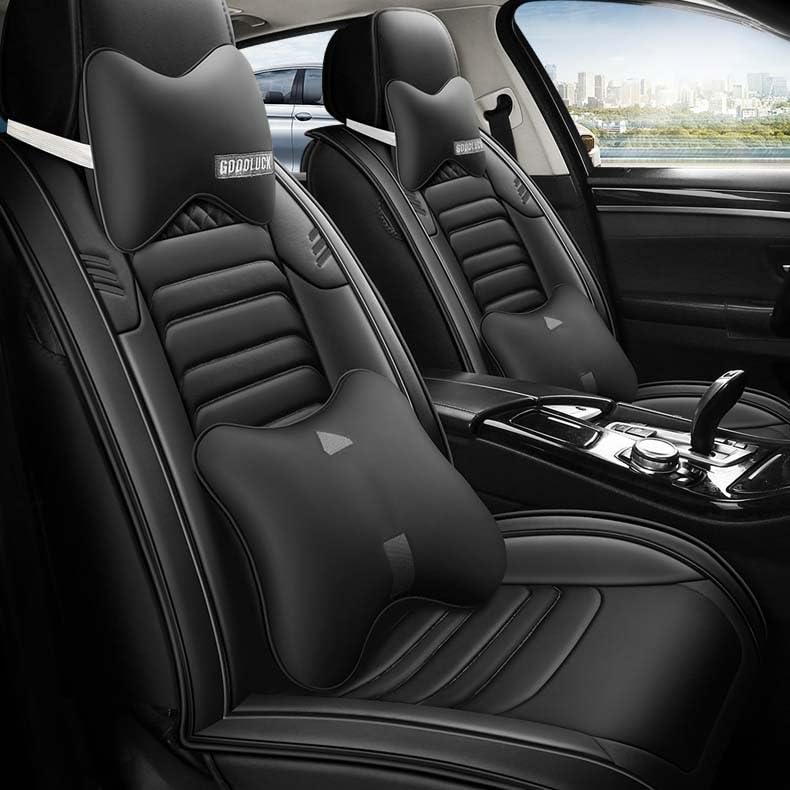 Housse siege voiture cuir pour trajets confortables VW Atlas noir