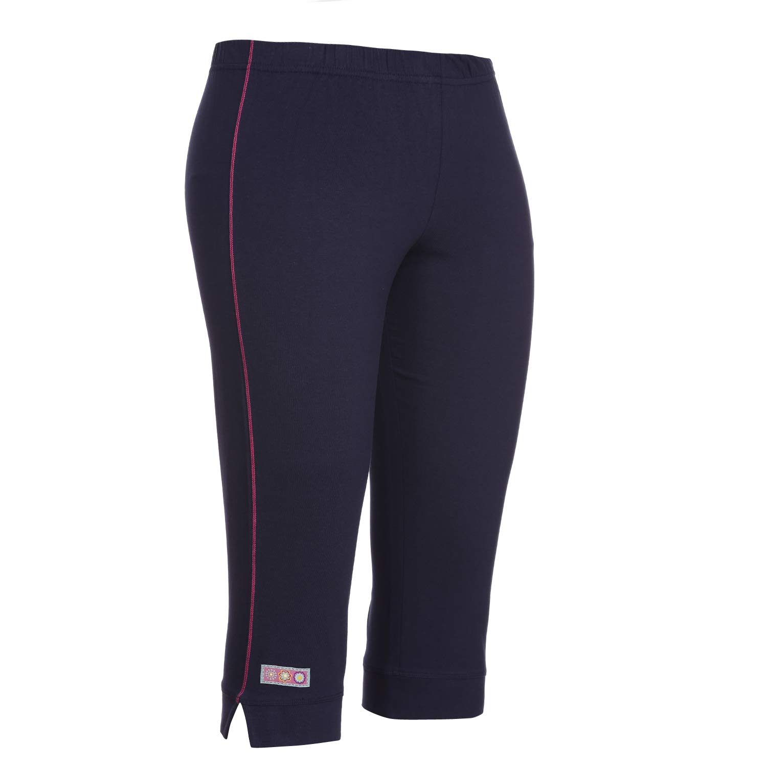 ocean race Women Mid Rise Regular Fit Capri (OCR-10256-M_Navy Blue_Medium)-picture-43