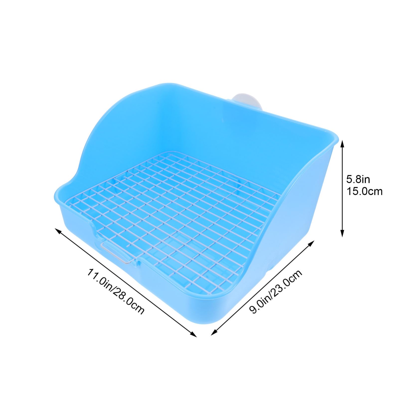 Toddmomy Dog Indoor Toilet Rabbit Potty Training Small Bunny Litter Box Corner Pp Material