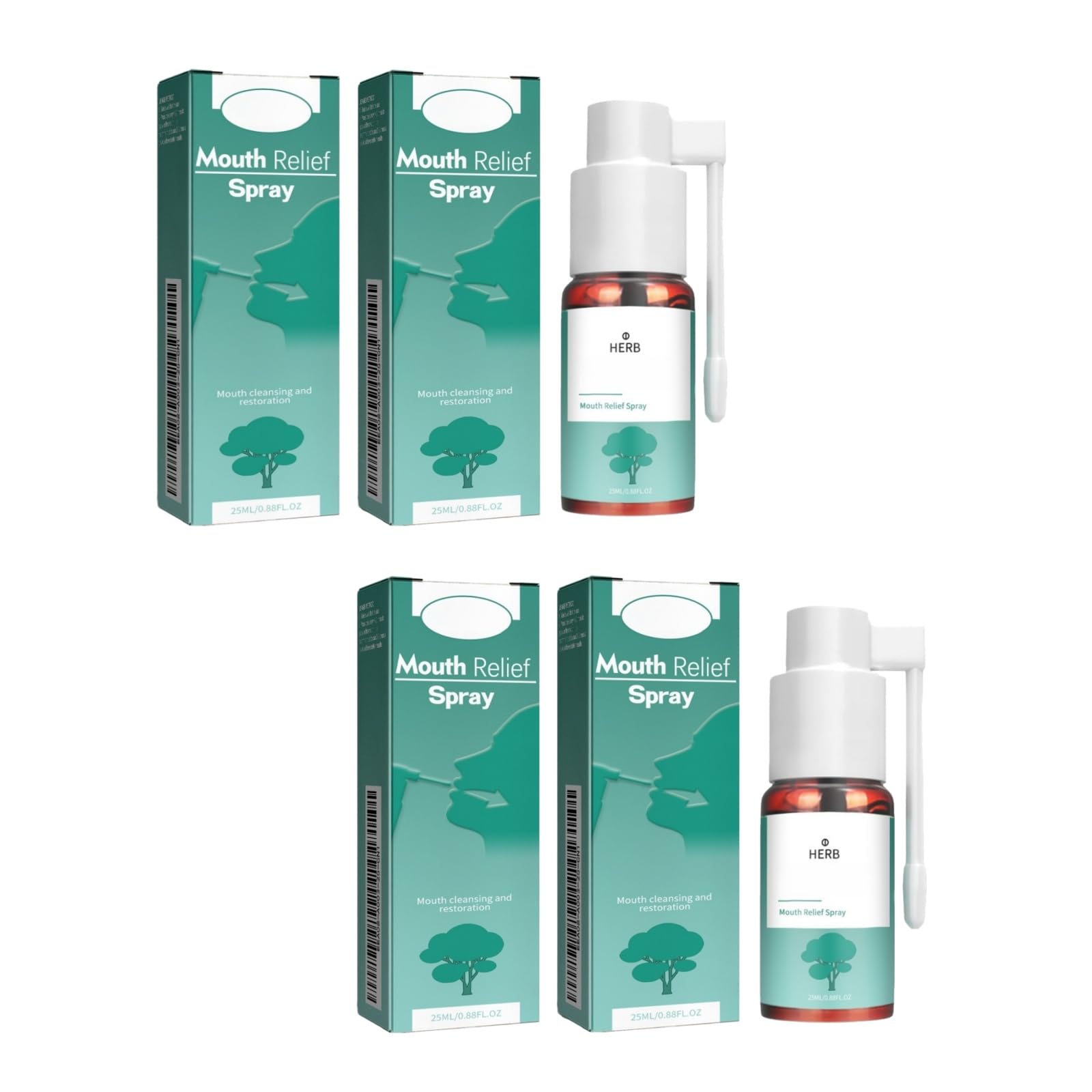 Oral Care Relief Spray, Tooth & Gum Pain Relief Spray, Natural Dental Spray, Fast Soothe Sore Gums, Effective Dental Ache Relief, Portable Gentle Care Solution