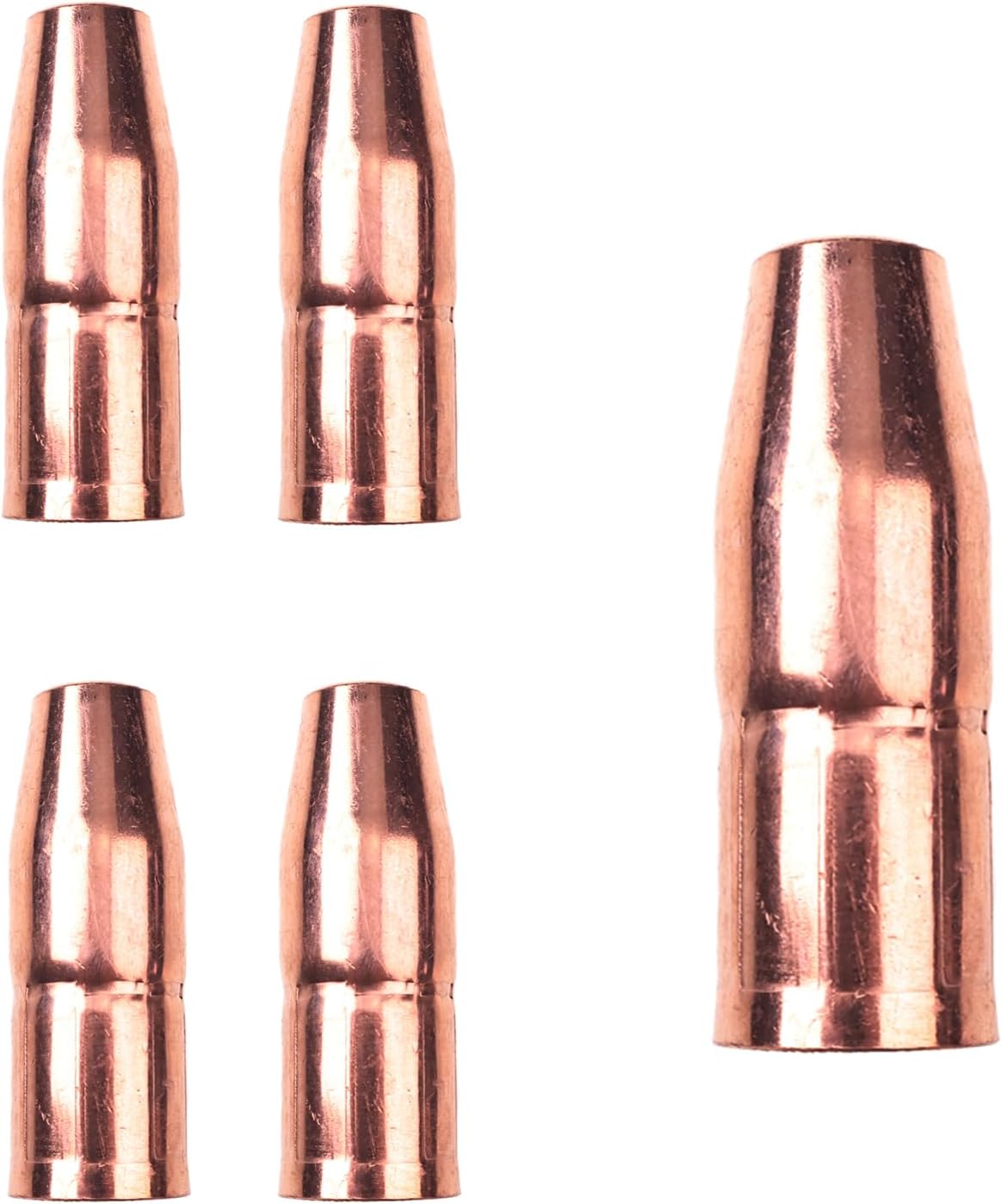 5X 1/2" MIG Welder Nozzle 169-724 169724 Compatible With Miller MIG Welder M25 M40 MIG Guns
