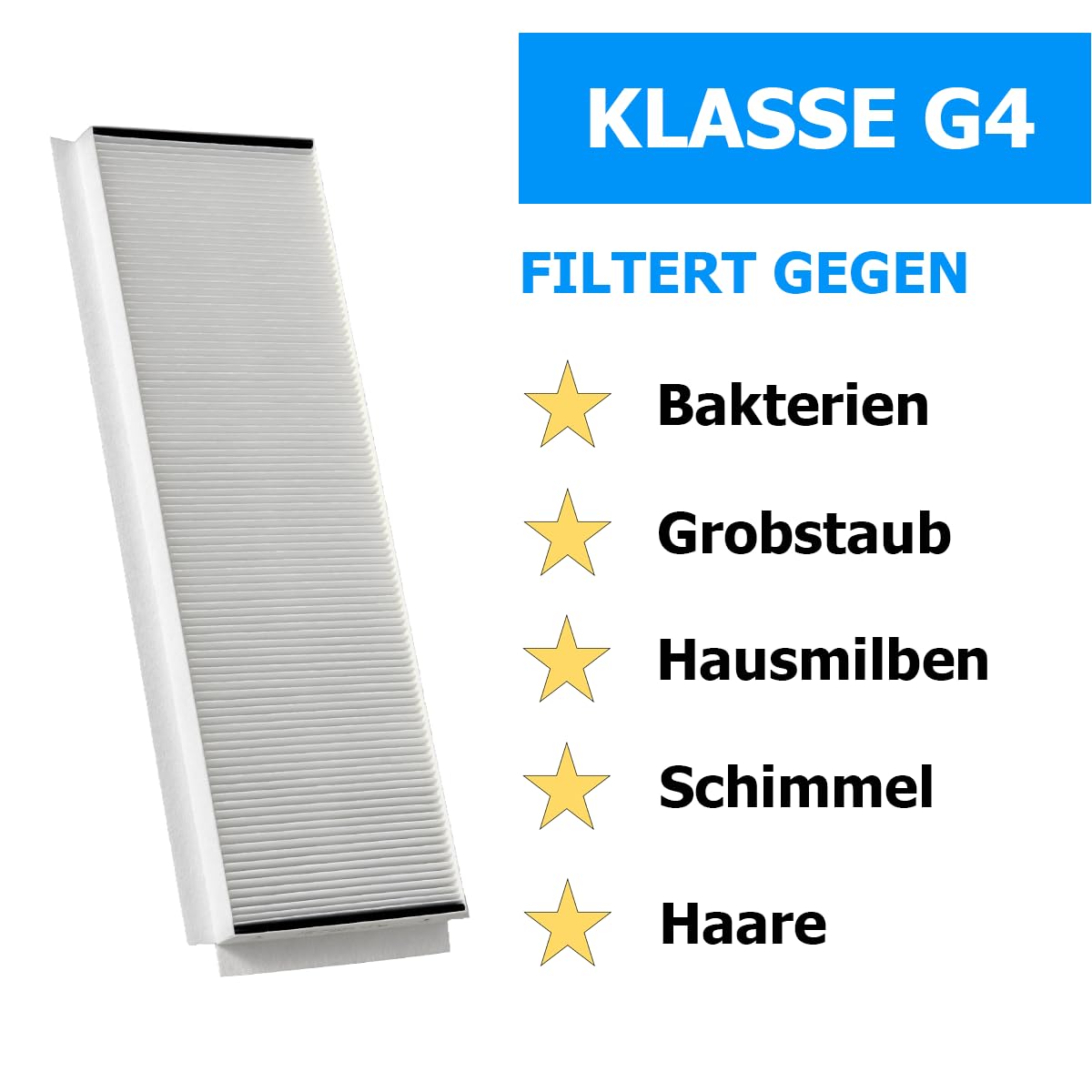 Tops Filter for Zehnder ComfoAir Q350 / 450/550 | 12x pollen filter F7 | Zehnder Filter ComfoAir Q350 | Replaces original Zehnder Filter 400502013 | LW air treatment system | 12x F7 filter