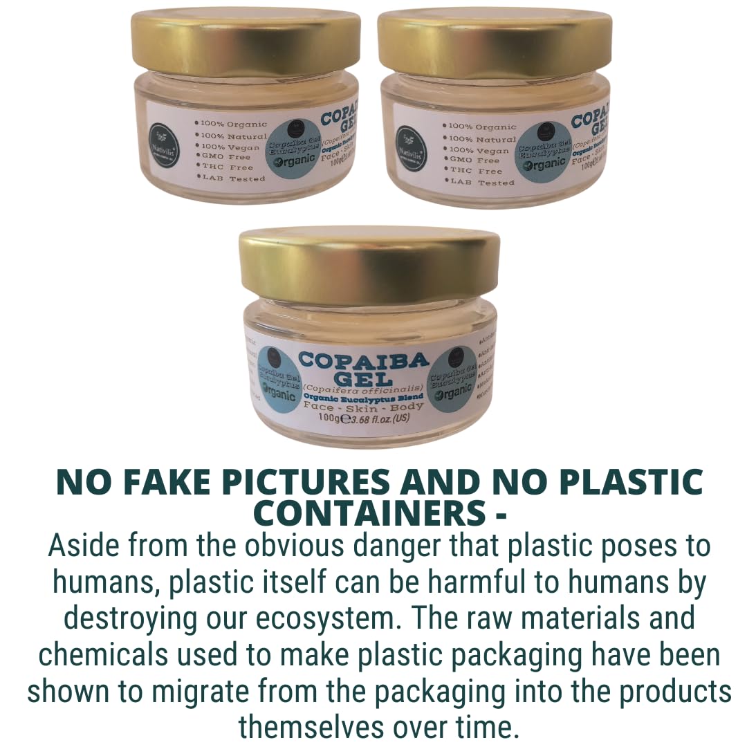 Nativilis Copaibal with Gel Eucalyptus (Copaifera Officinalis), Natural Botanical Skin for Face & Body - Image 2