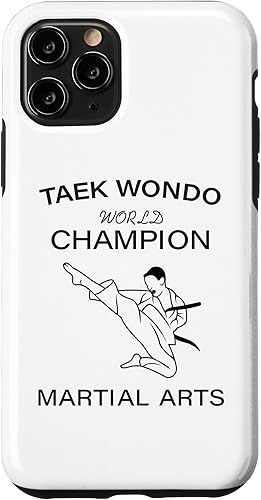 Vista 22 de iPhone 13 Pro Teak Wondo Campeón Mundial - Artes Marciales - Funda de combate MMA