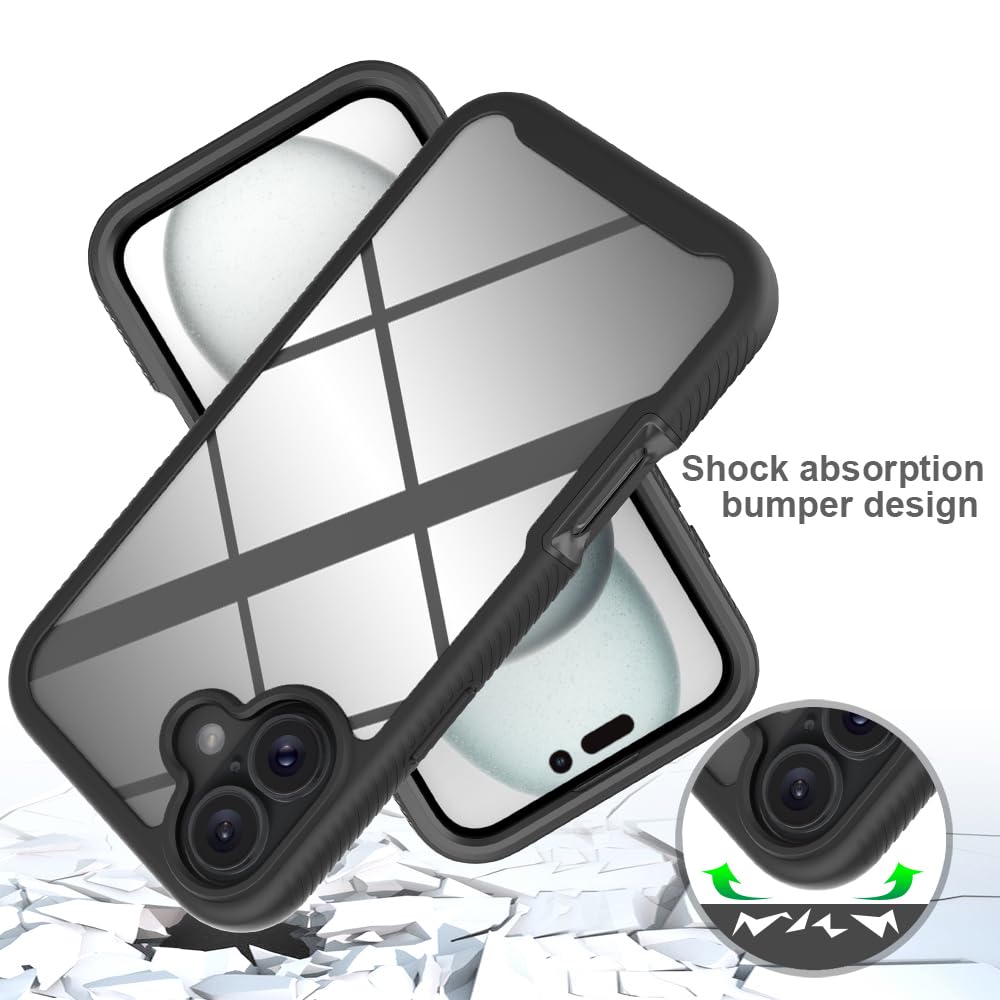 Sawiqpd for iPhone 16 Plus Case with Built-in Screen Protector - Image 4