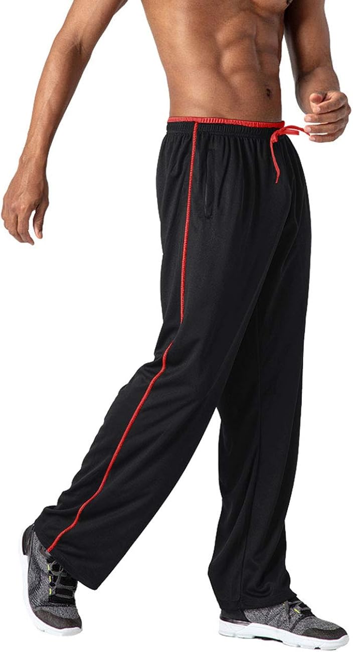 Men's open bottom track pants Outlet