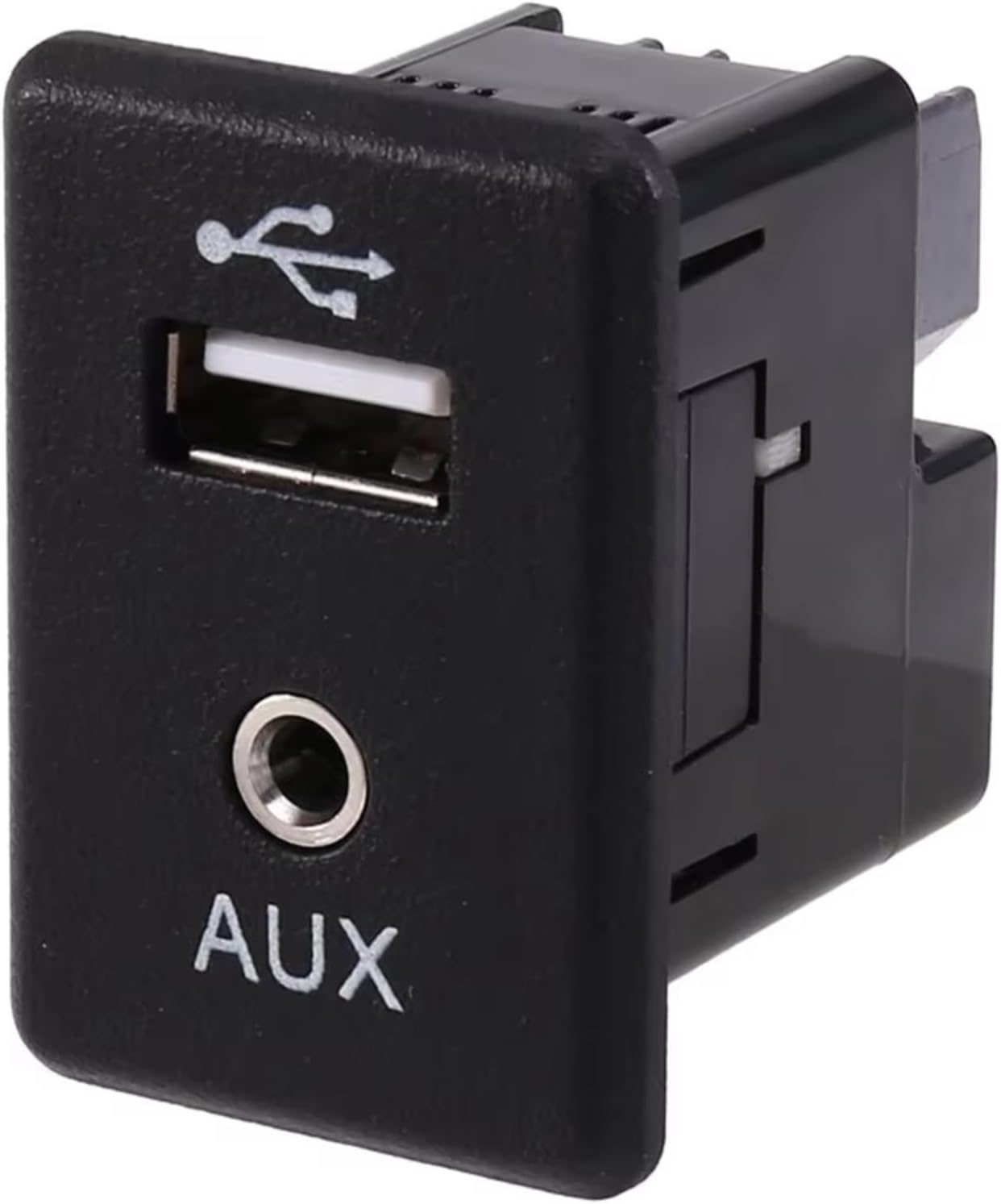 Compatible with Nissan for Qashqai for Tiida for Sylphy 795405024 USB+ AUX Dual Interface Module Auxiliary Audio Plug Charge Port Interface Accessories