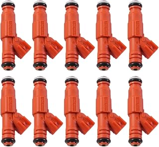 Replacement OE 0280155917 Fuel Injectors Set Of 10 For Ford F-250 F-350 F-450 F-550 Super Duty 6.8L V10 2000-2005 Engine Auto Parts