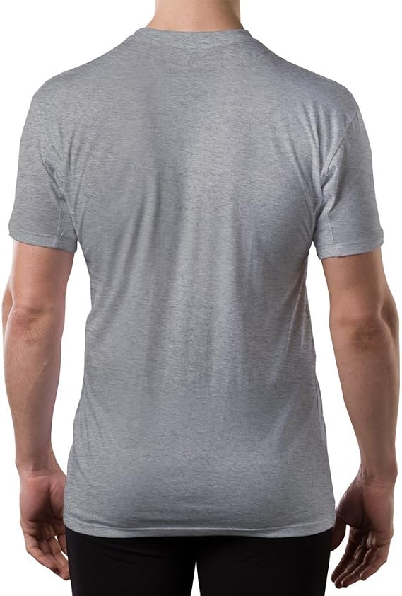 Men's Cotton Sweatproof Undershirt, Odor & Sweat Blocking, Crew Neck | For heavy sweat protection; blocks sweat marks, yellow stains, and odor