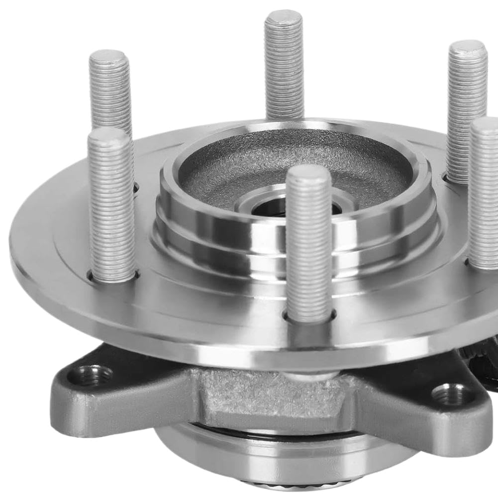 Conjunto de buje y cojinete de rueda delantera con ABS y 6 lengüetas compatible con F150 2018 2019 2020