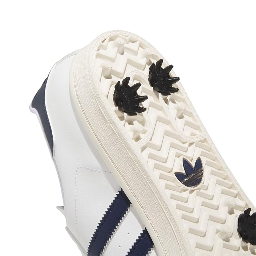 Amazon | [アディダス] GOLF SUPERSTAR SPIKED WHITE NAVY AW23