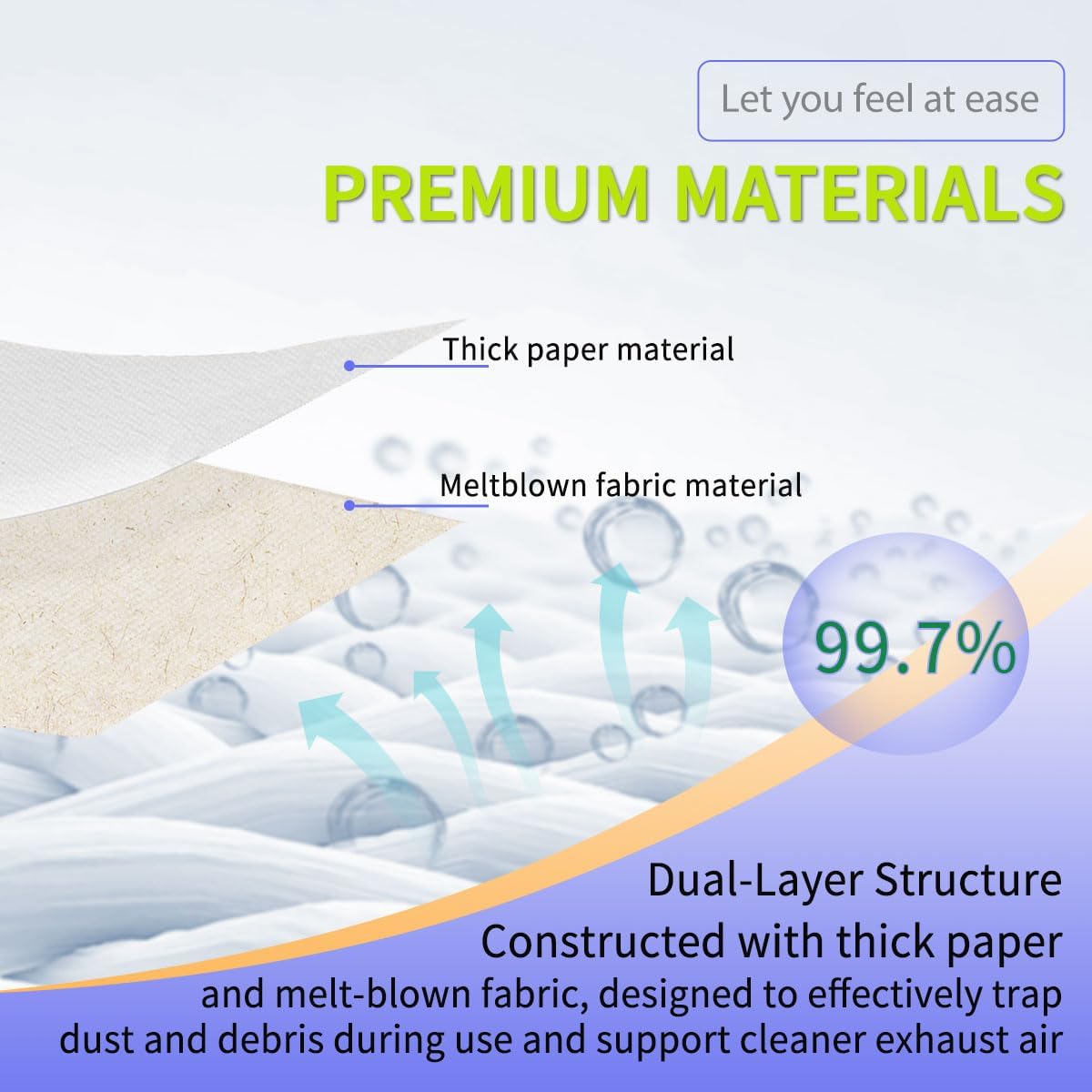 Style 7 Vacuum Bags | Compatible with Bissell PowerForce PowerGlide PowerTrak | Replaces 32120 1739 3522 3525 71Y7 | 10-Pack
